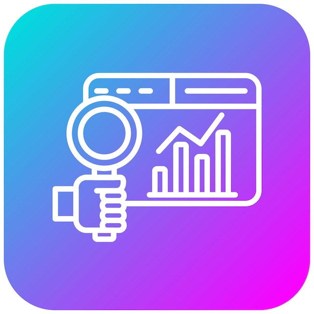 El icono del vector de pruebas exploratorias se puede utilizar para el conjunto de iconos de garantía de calidad