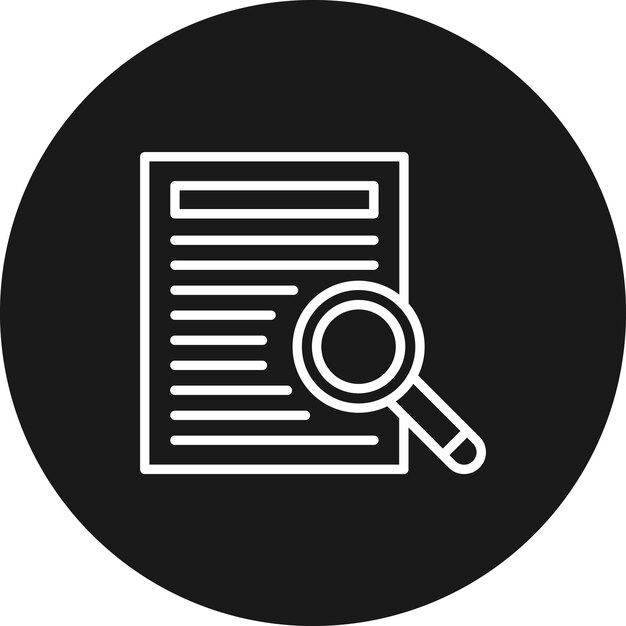 El icono del vector de pruebas se puede usar para el conjunto de iconos de Crimen y Ley