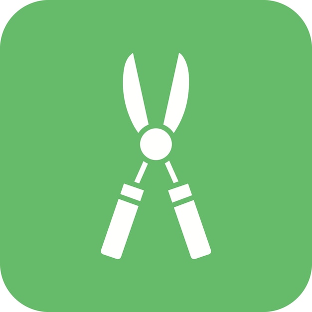 El icono del vector Pruner se puede usar para el conjunto de iconos de primavera