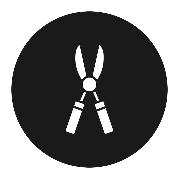 El icono del vector Pruner se puede usar para el conjunto de iconos de primavera