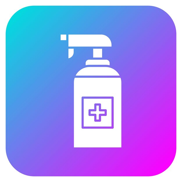 El icono del vector de pulverización médica se puede utilizar para el conjunto de iconos de farmacia