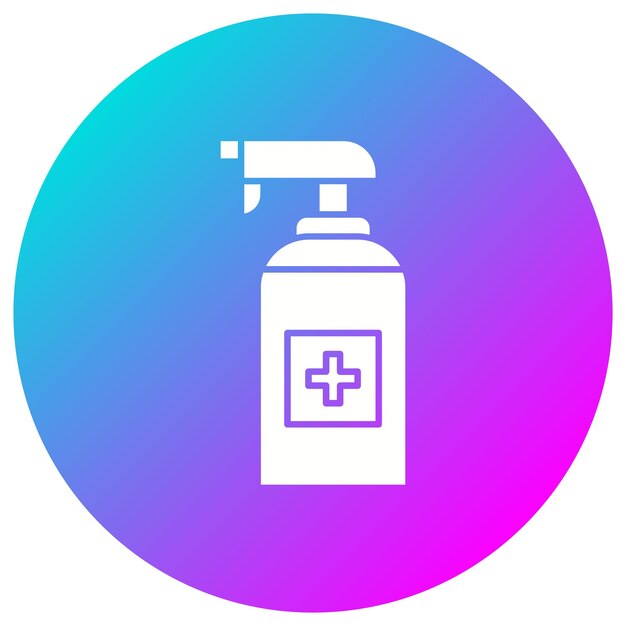 El icono del vector de pulverización médica se puede utilizar para el conjunto de iconos de farmacia