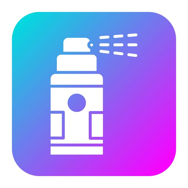 El icono del vector de pulverización se puede utilizar para el conjunto de iconos de lavandería
