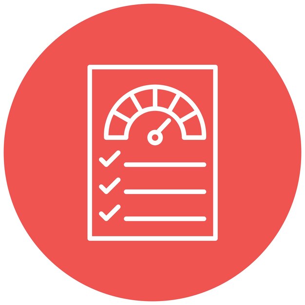 El icono del vector de puntuación de crédito se puede utilizar para el conjunto de iconos de préstamo