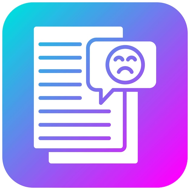El icono del vector de quejas se puede utilizar para el conjunto de iconos de contacto con nosotros