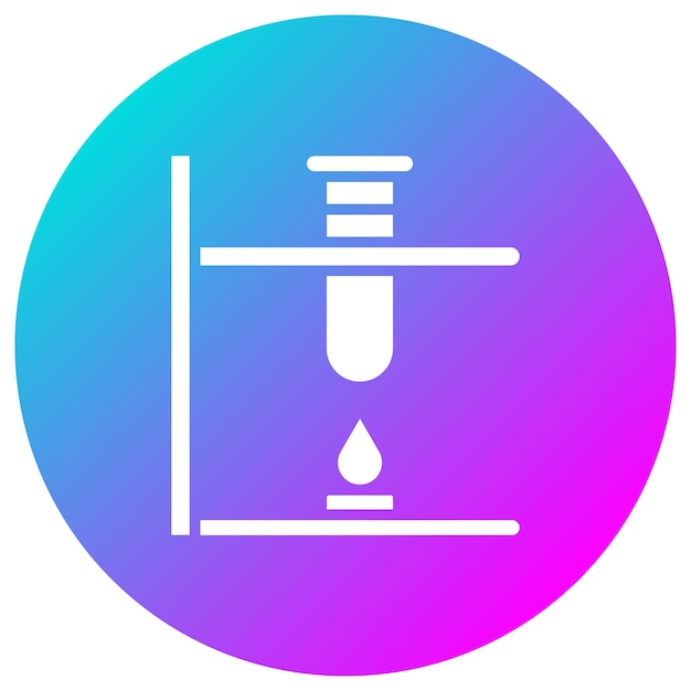 El icono del vector químico de quema se puede utilizar para el conjunto de iconos de química