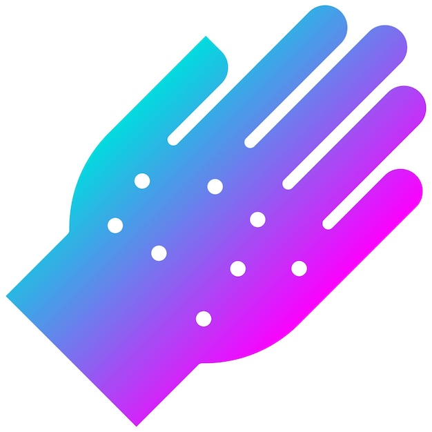 El icono del vector Rash se puede usar para el conjunto de iconos de Shoemaker