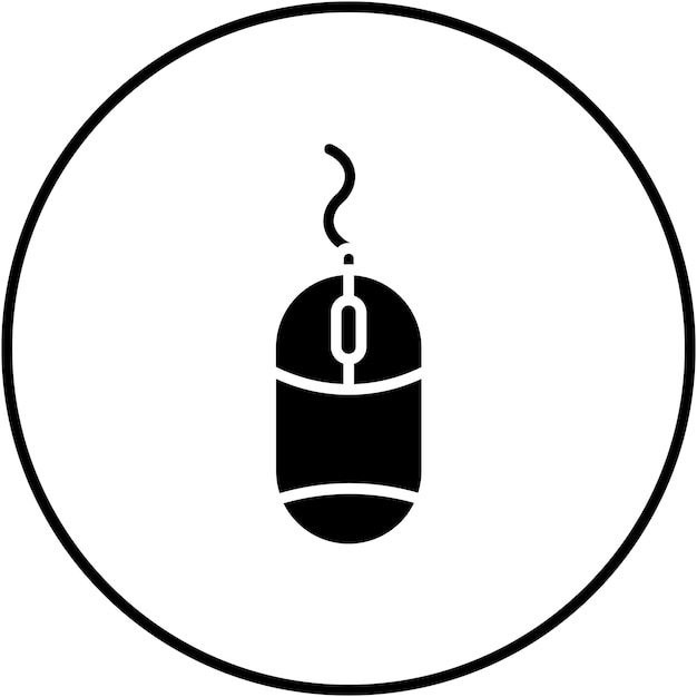El icono del vector del ratón se puede utilizar para el conjunto de iconos de comunicaciones