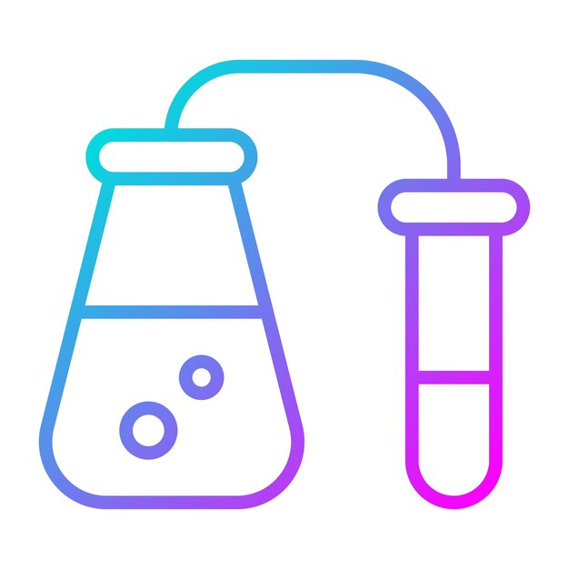 El icono del vector de reacción química se puede utilizar para el conjunto de iconos de química