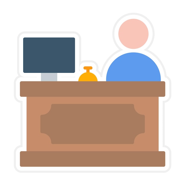 El icono del vector de recepción se puede utilizar para el conjunto de iconos de Medicina I