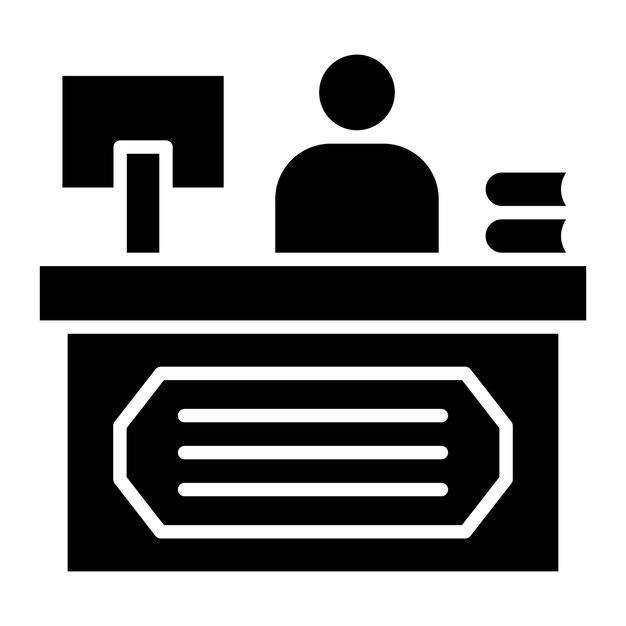El icono del vector de recepción se puede utilizar para el conjunto de iconos de negocios y finanzas