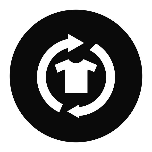 El icono del vector de reciclaje se puede usar para el conjunto de iconos del calentamiento global