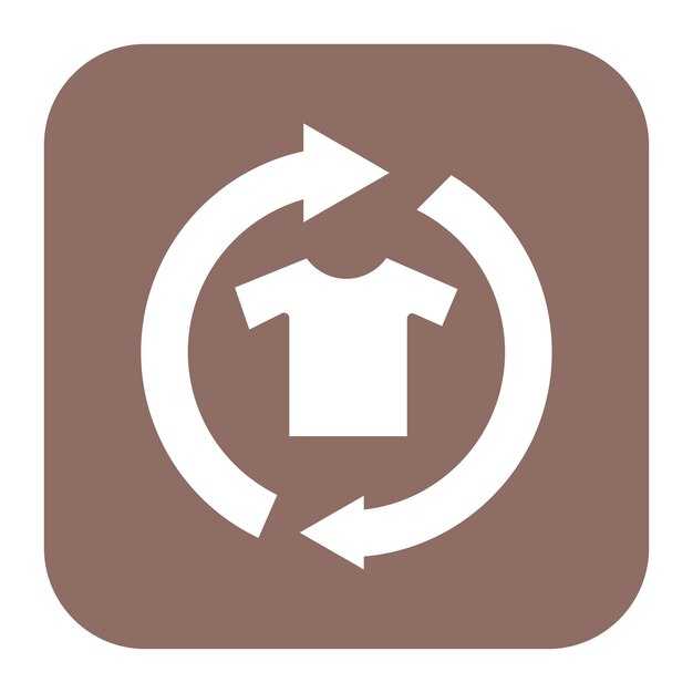 El icono del vector de reciclaje se puede usar para el conjunto de iconos del calentamiento global