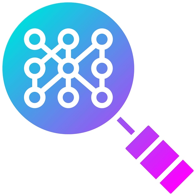 El icono del vector de reconocimiento de patrones se puede utilizar para el conjunto de iconos biométricos