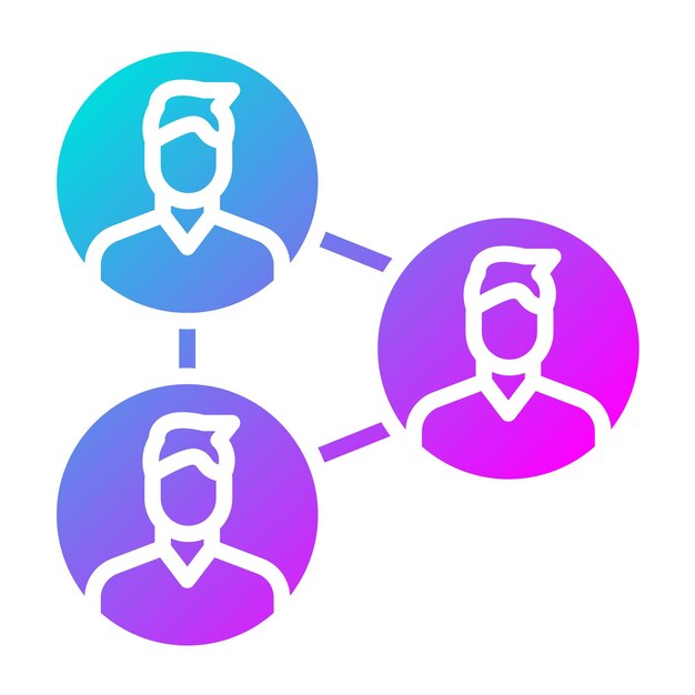 El icono del vector de red se puede utilizar para el conjunto de iconos de comunicaciones