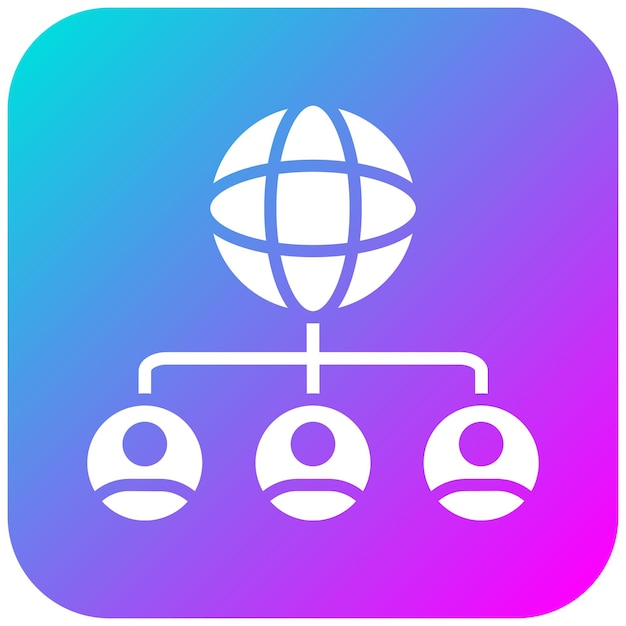 El icono del vector de red sombrío se puede usar para el conjunto de iconos de corrupción
