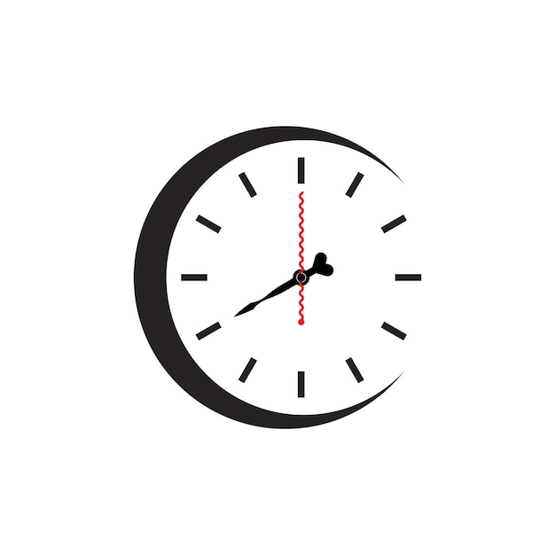 Icono de vector de reloj