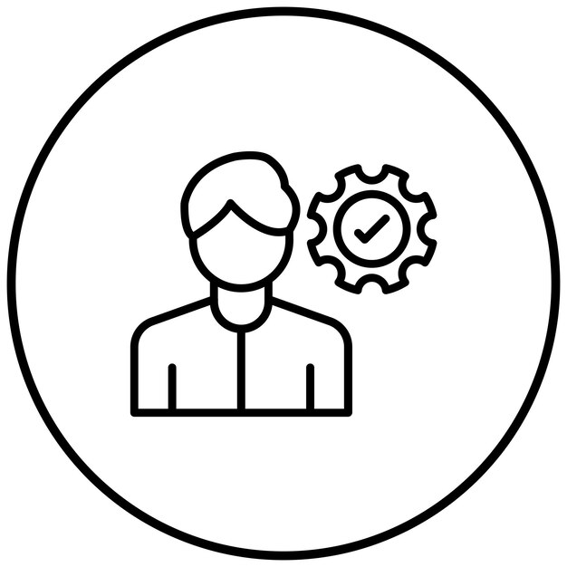 El icono del vector de rendición de cuentas se puede utilizar para el conjunto de iconos del Plan de Acción