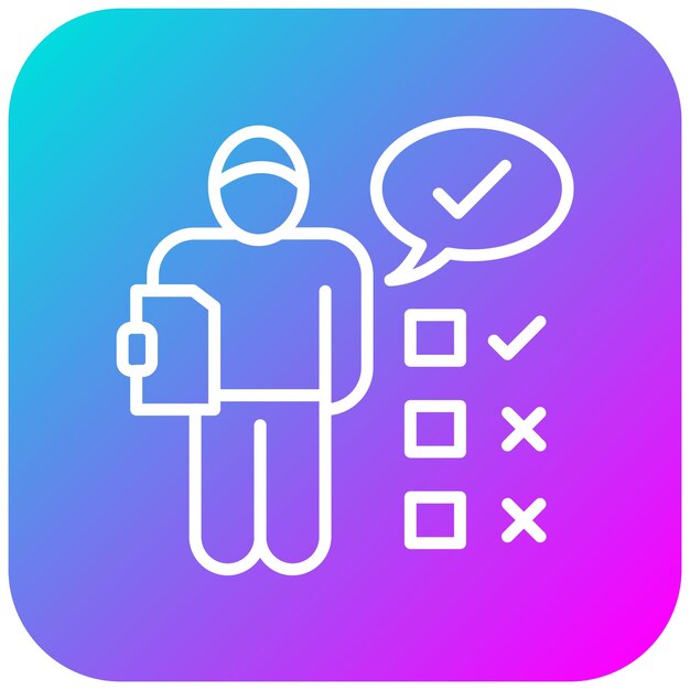 El icono del vector de rendición de cuentas se puede utilizar para el conjunto de iconos de valores básicos