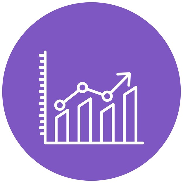El icono del vector de rendimiento de ventas se puede utilizar para el conjunto de iconos de rendimiento empresarial