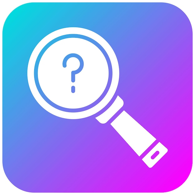 El icono del vector de reportaje de investigación se puede usar para el conjunto de iconos de periodismo