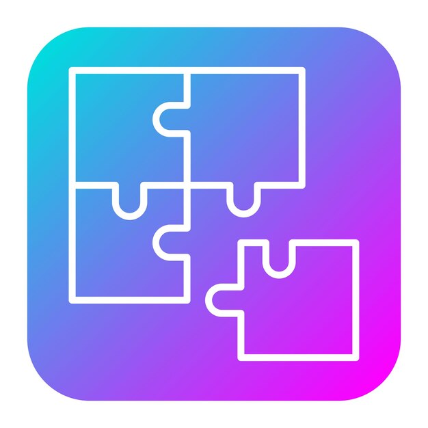 El icono del vector de resolución de problemas se puede utilizar para el conjunto de iconos de Derechos Humanos