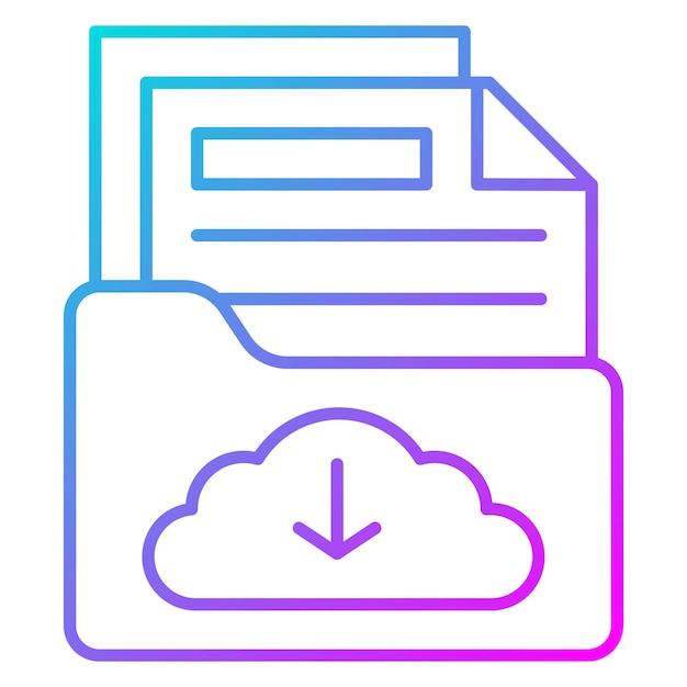 El icono del vector de respaldo seguro se puede utilizar para el conjunto de iconos de análisis de datos