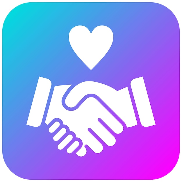 El icono del vector de respeto se puede usar para el conjunto de iconos de liderazgo