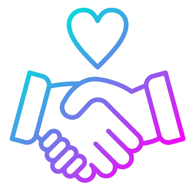 El icono del vector de respeto se puede usar para el conjunto de iconos de liderazgo