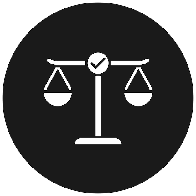 El icono del vector de responsabilidad ética se puede utilizar para el conjunto de iconos de recursos humanos