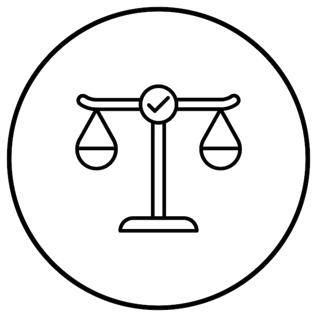El icono del vector de responsabilidad ética se puede utilizar para el conjunto de iconos de recursos humanos