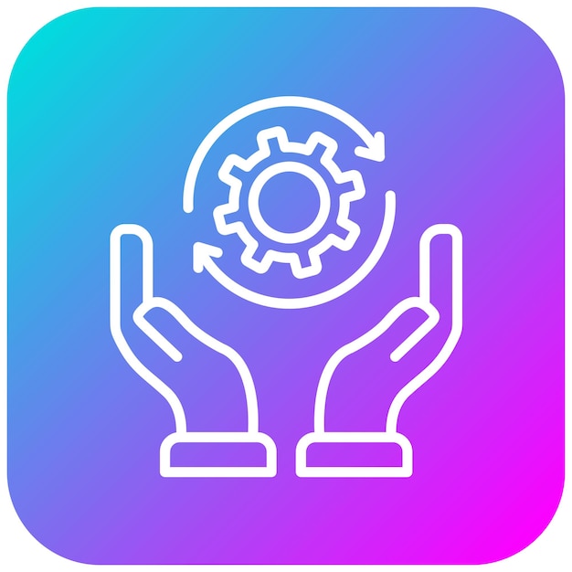 El icono del vector de responsabilidad se puede utilizar para el conjunto de iconos de liderazgo