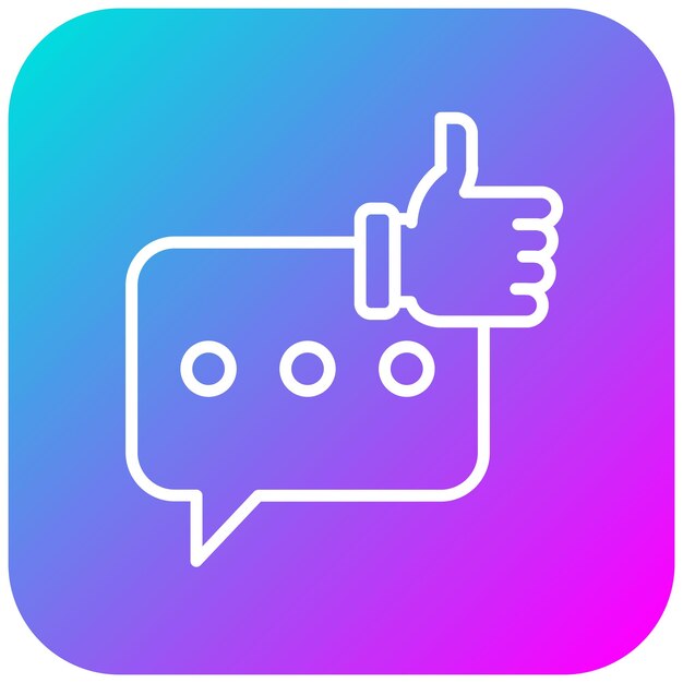El icono del vector de retroalimentación se puede utilizar para el conjunto de iconos de contacto con nosotros