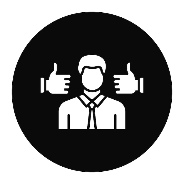El icono del vector de retroalimentación se puede utilizar para el conjunto de iconos de formación empresarial