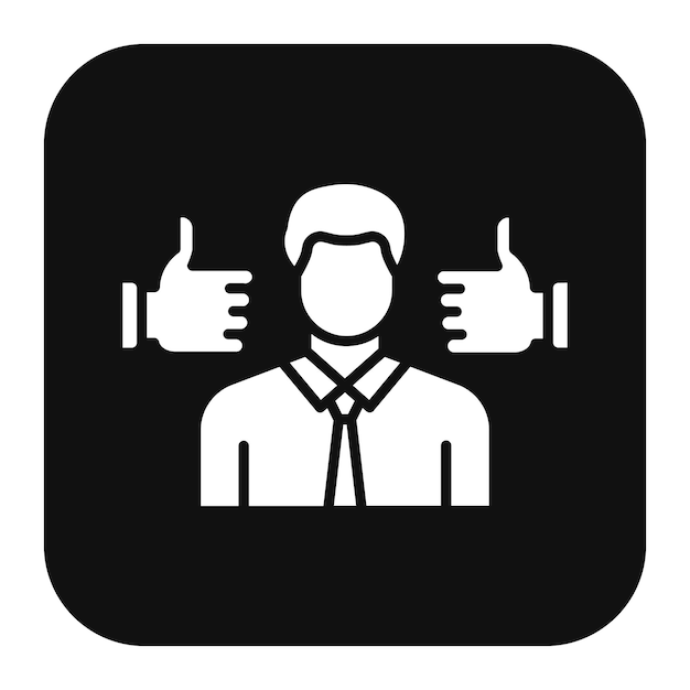 El icono del vector de retroalimentación se puede utilizar para el conjunto de iconos de formación empresarial