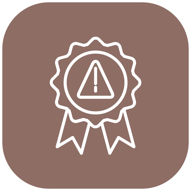 El icono del vector de riesgo de reputación puede utilizarse para el conjunto de iconos de gestión de riesgos