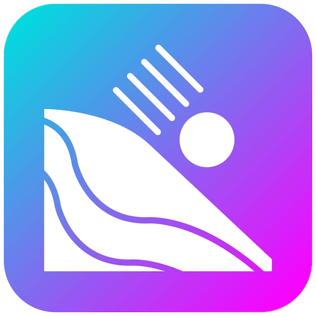 El icono del vector rodante se puede utilizar para el conjunto de iconos de física