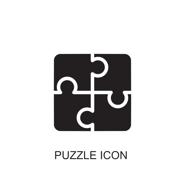 Icono del vector del rompecabezas