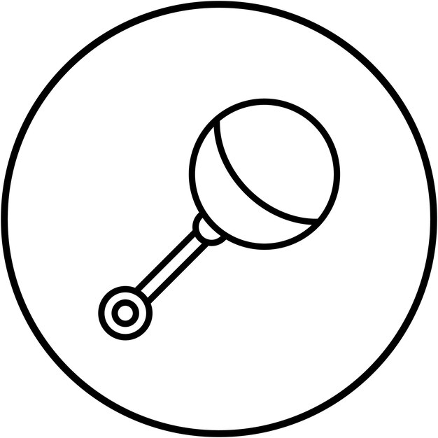 El icono del vector de ruido se puede usar para el conjunto de iconos del jardín de infantes