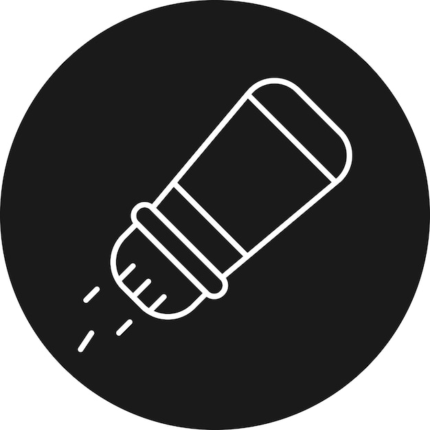 El icono del vector de sal se puede usar para el conjunto de iconos de la panadería