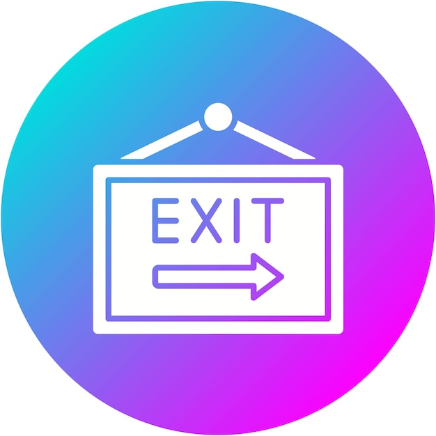 El icono del vector de salida se puede utilizar para el conjunto de iconos de inmigración