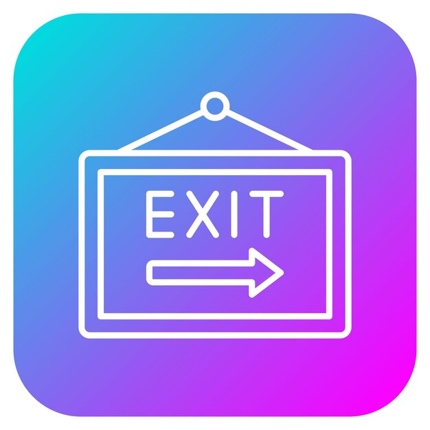 El icono del vector de salida se puede utilizar para el conjunto de iconos de inmigración