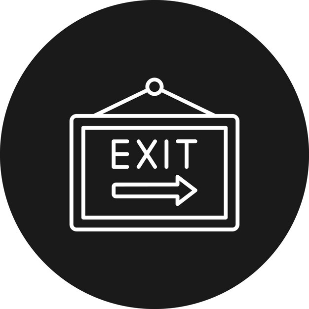 El icono del vector de salida se puede utilizar para el conjunto de iconos de inmigración