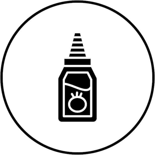 El icono del vector de la salsa se puede usar para el conjunto de iconos del restaurante
