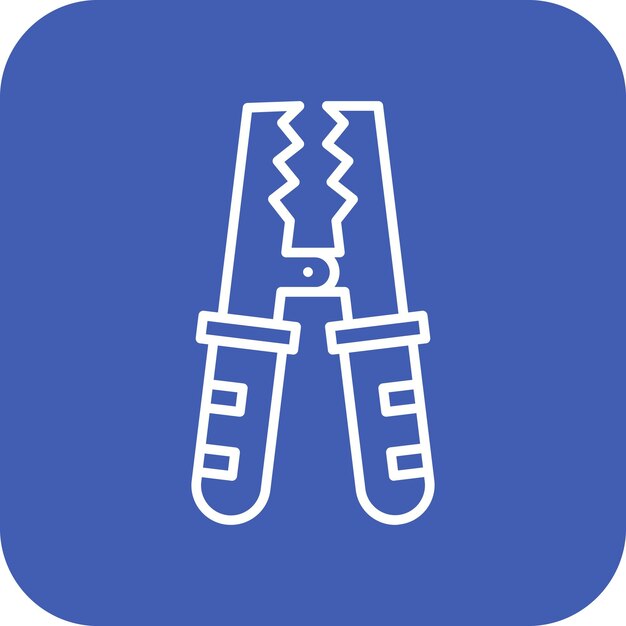 El icono del vector de salto se puede usar para el conjunto de iconos de reparación de automóviles