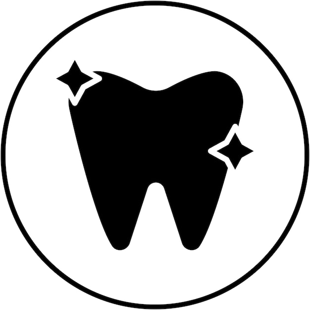 El icono del vector de la salud bucal se puede utilizar para el conjunto de iconos de Medicina I