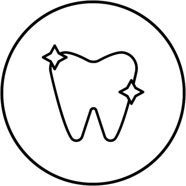 El icono del vector de la salud bucal se puede utilizar para el conjunto de iconos de Medicina I