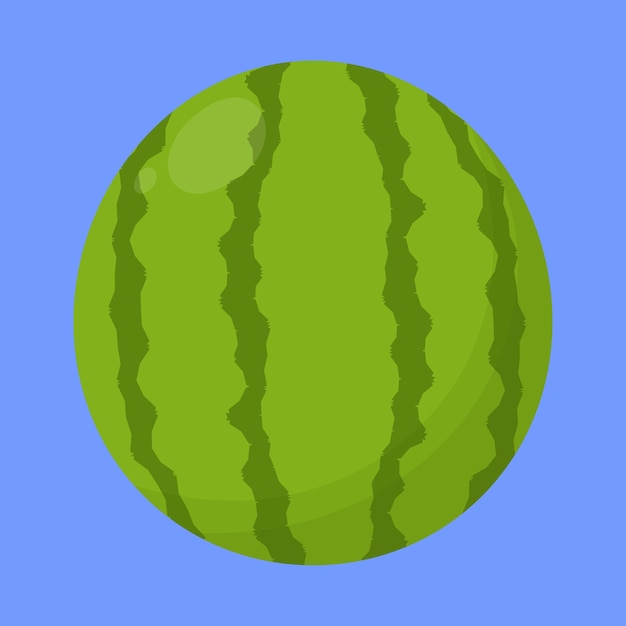 Icono del vector de la sandía ícono de la fruta de la sandia vector de la sandí fresca de verano