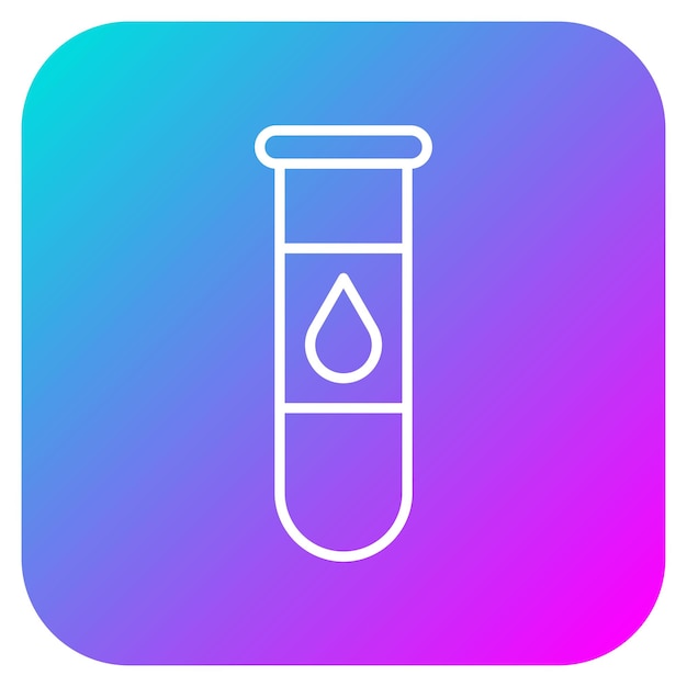 El icono del vector sanguíneo se puede utilizar para el conjunto de iconos médicos