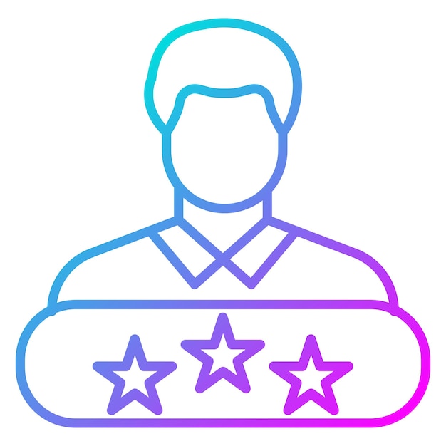 El icono del vector de satisfacción se puede utilizar para el conjunto de iconos de comentarios del cliente